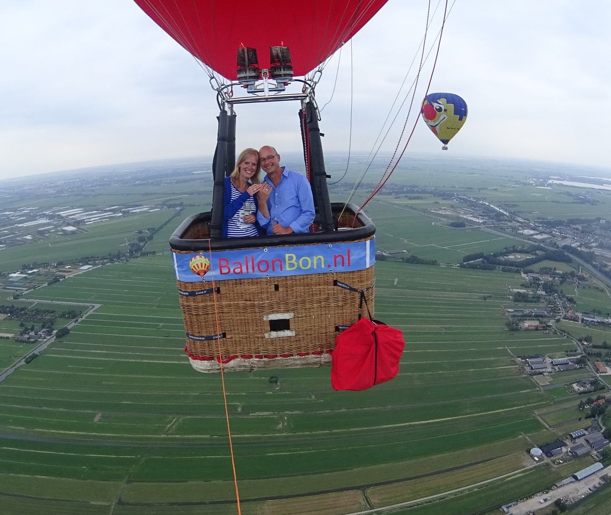 Luchtballonvaart maken met BallonBon.nl | boven